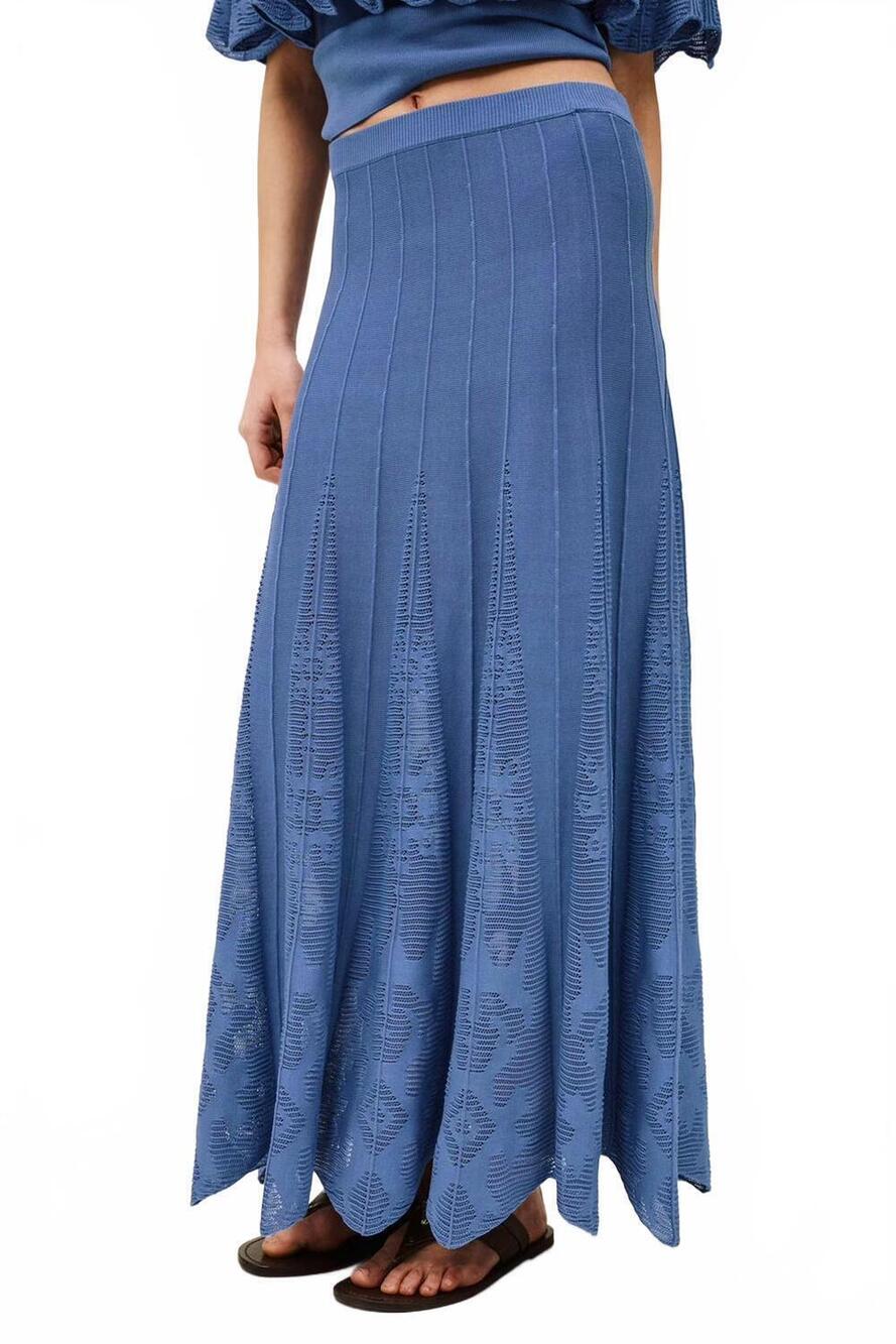 NEW BA&SH serta skirt in blue